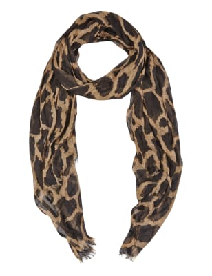 Giraffe on sale print scarf