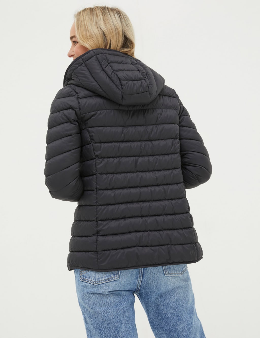 Lightweight Hooded Padded Puffer Jacket FatFace M S