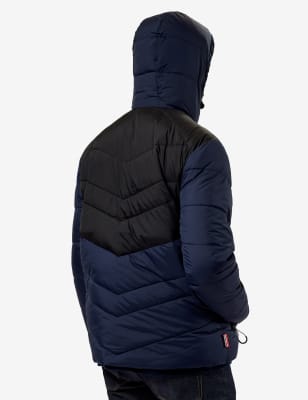 Men's lightweight outlet hooded puffer jacket