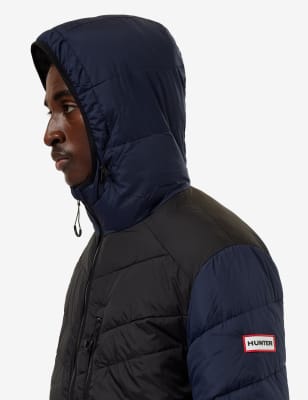 Men's lightweight shop hooded puffer jacket