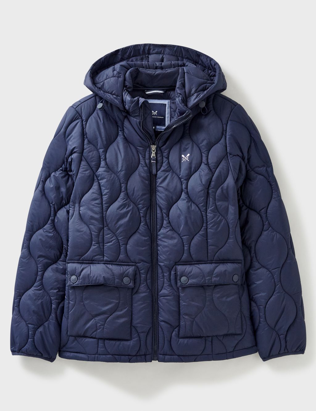 Lightweight Hooded Quilted Jacket | Crew Clothing | M&S