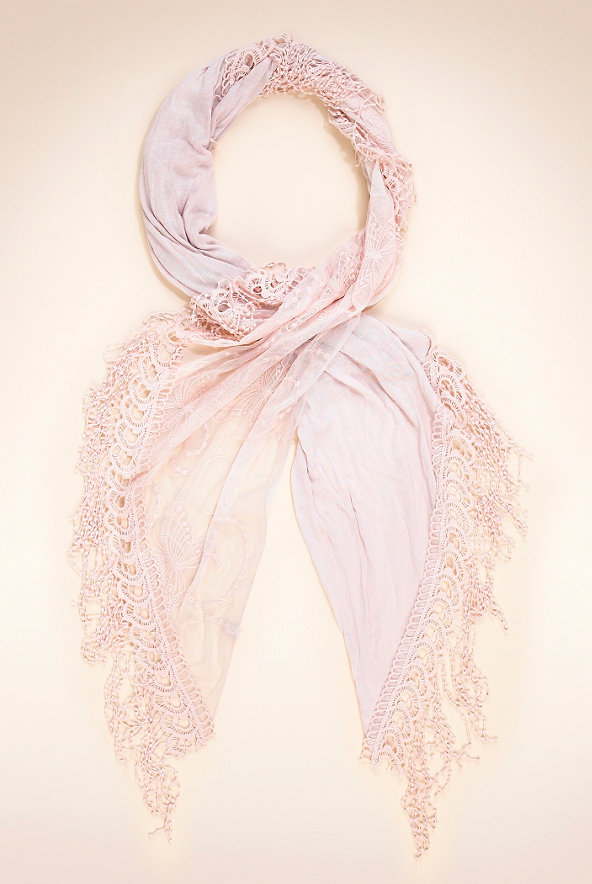 Lightweight Lace Scarf Image 1 of 1
