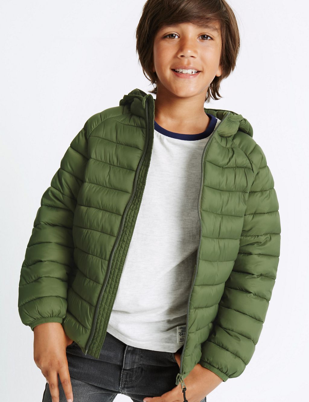 Lightweight Padded Coat with Stormwear™ (3-14 Years) 3 of 5
