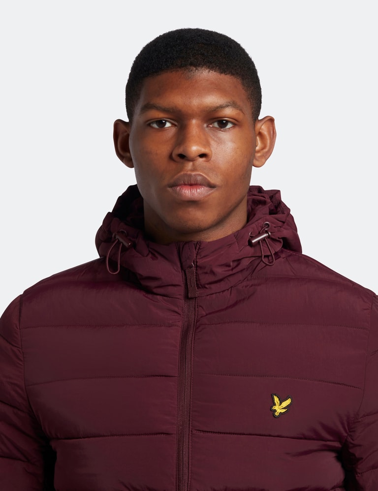 Mens lyle and scott puffer jacket on sale