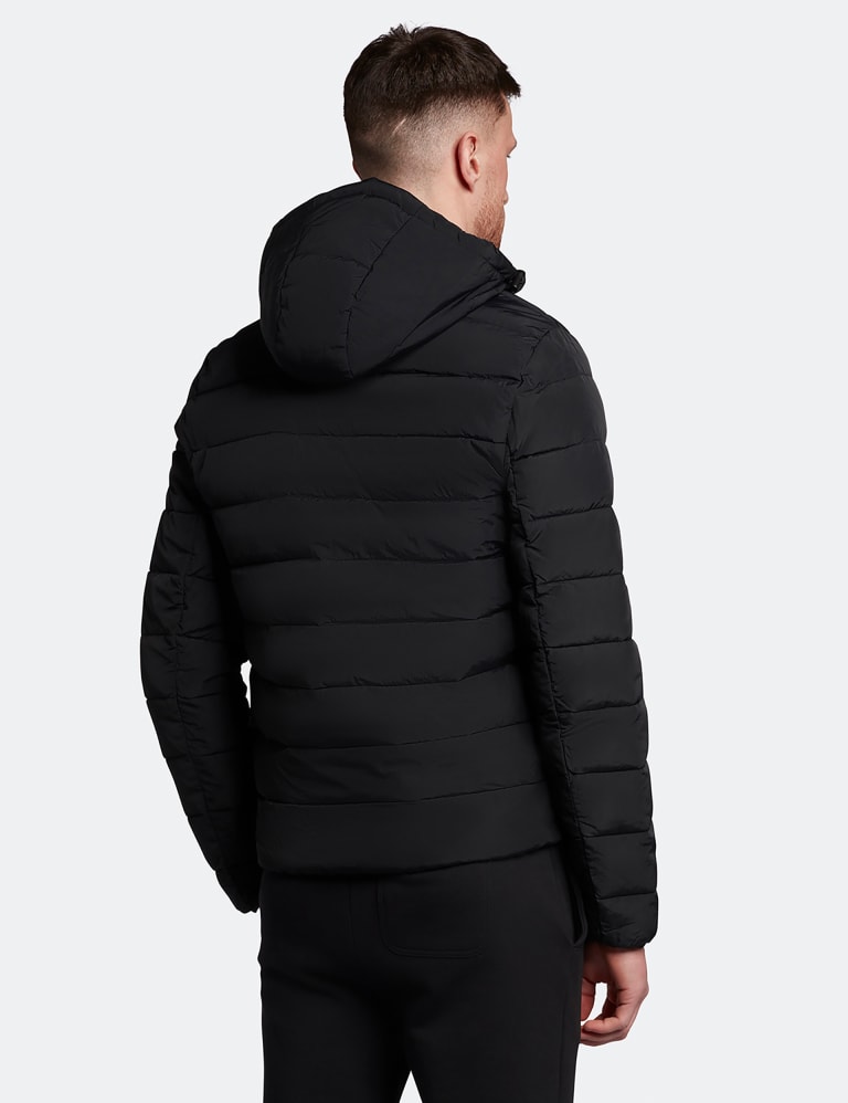 Mens black lightweight puffer jacket hot sale