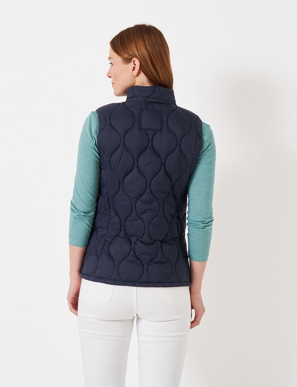 Lightweight Quilted Funnel Neck Gilet 2 of 3