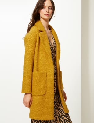 Lightweight textured 2025 open front coat