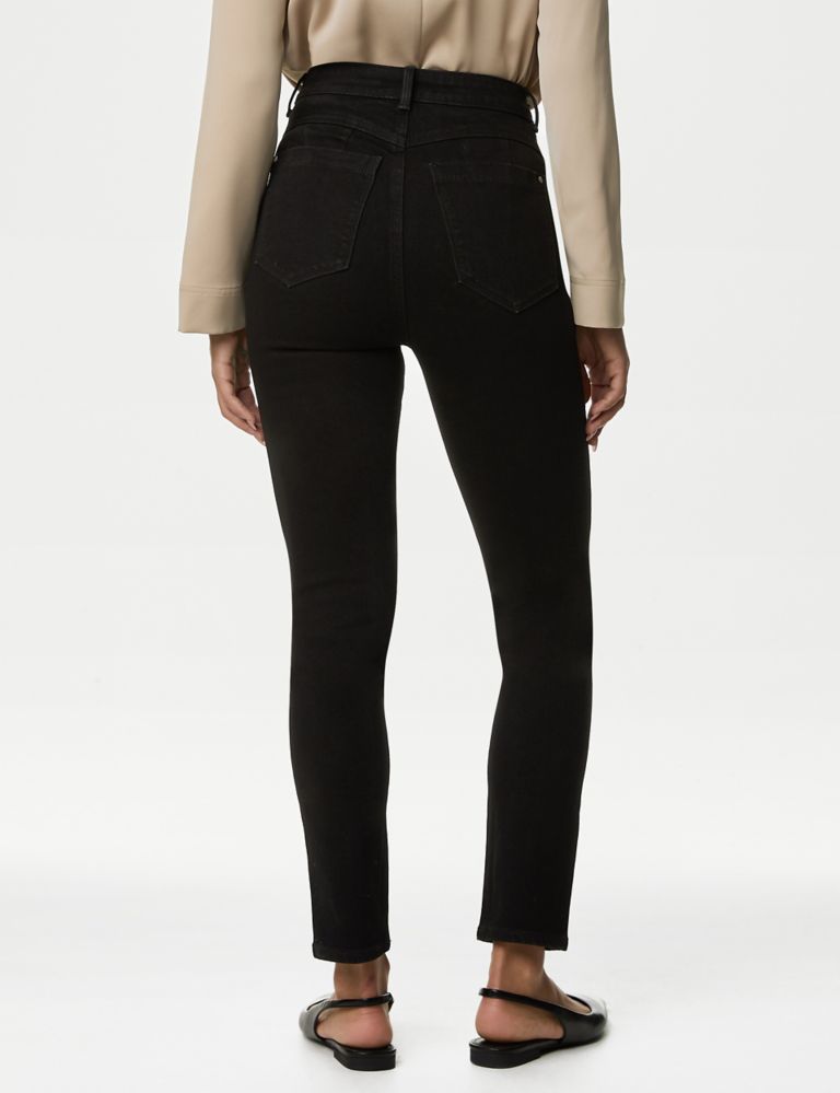 Magic Shaping High Waisted Straight Leg Jeans, M&S Collection