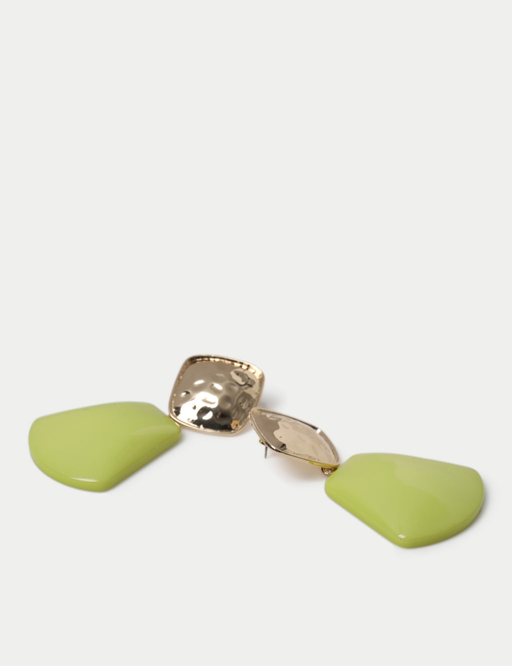 Buy Lime Green Resin Drop Earring M S Collection M S