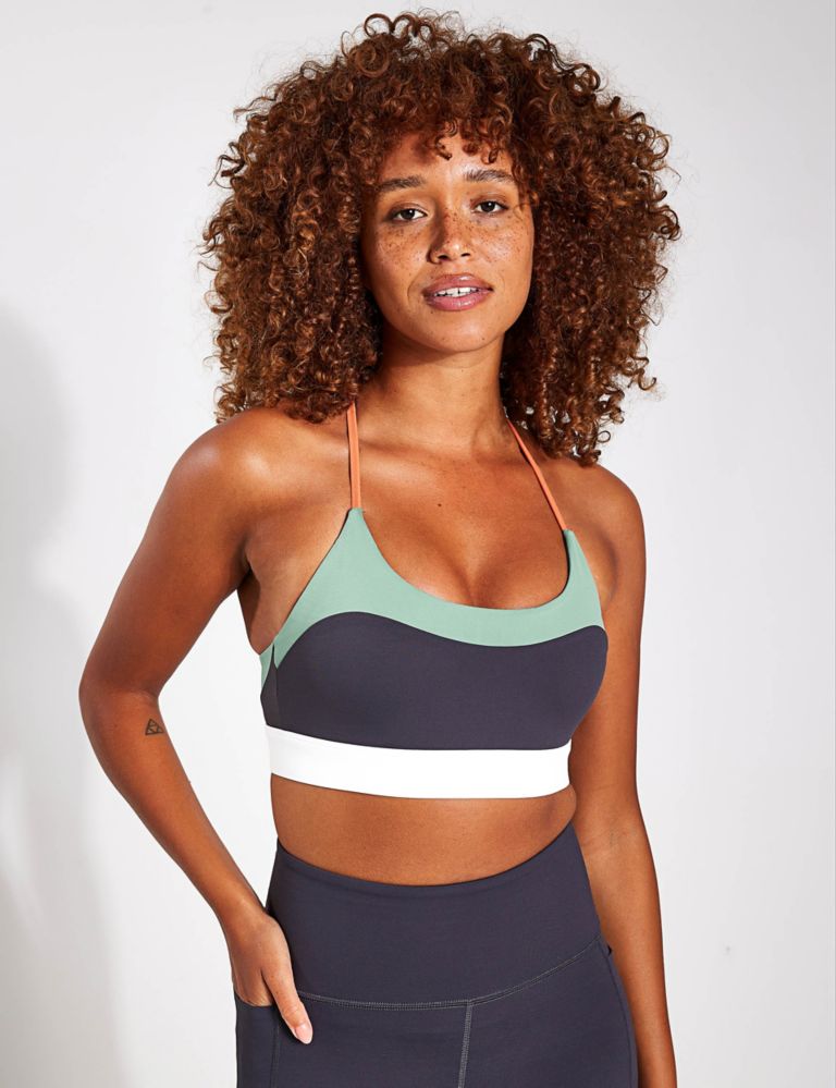 Balance Collection Yoga Top Sports Bra Removable Padding Non-Wired