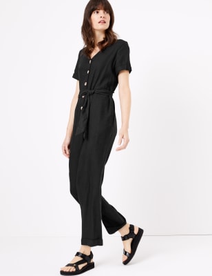 Marks and cheap spencer linen jumpsuit