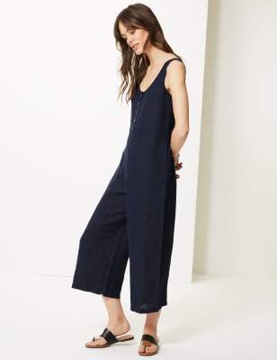 M&s cheap linen jumpsuit