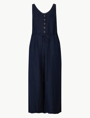 Marks and sale spencer linen jumpsuit