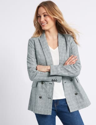 marks and spencer ladies linen jackets