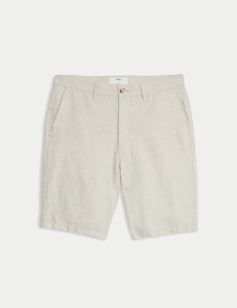 M&s mens linen shorts best sale