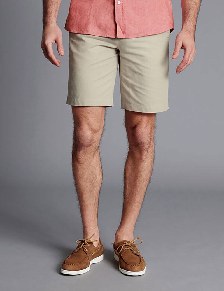 M&s mens linen shorts online
