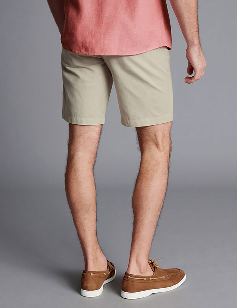 Linen Blend Chino Shorts