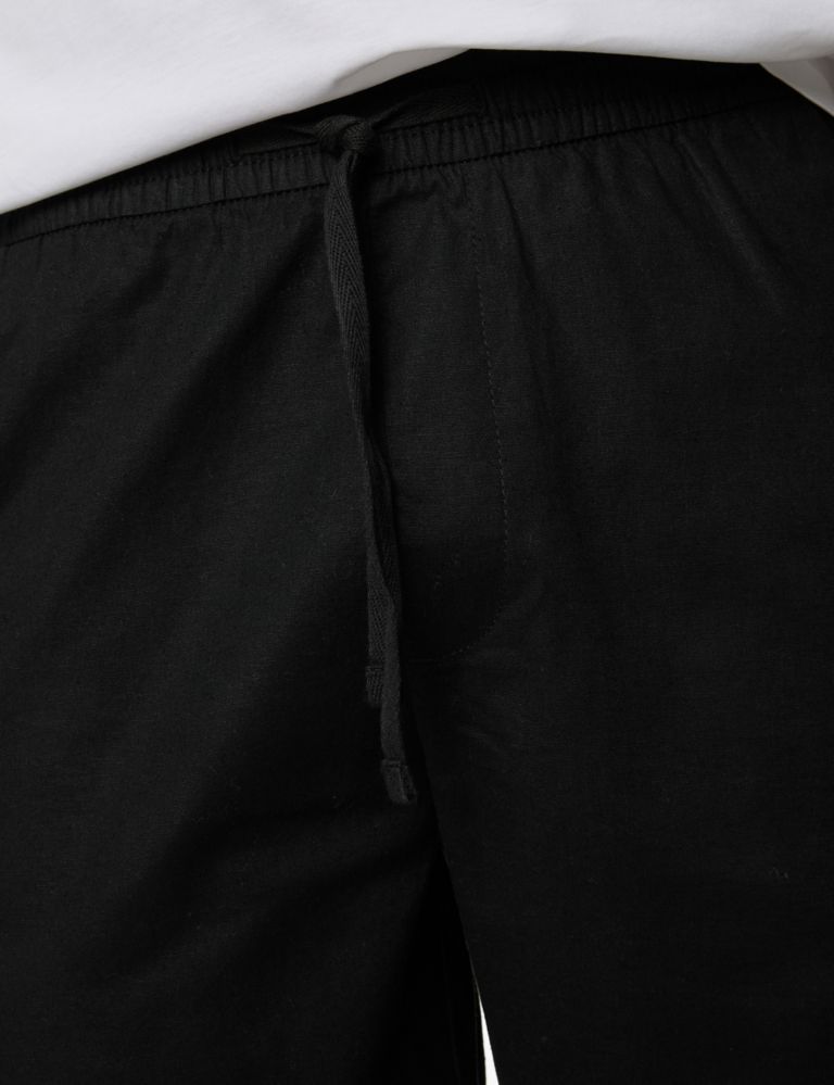 Linen Blend Elasticated Waist Stretch Shorts 7 of 7