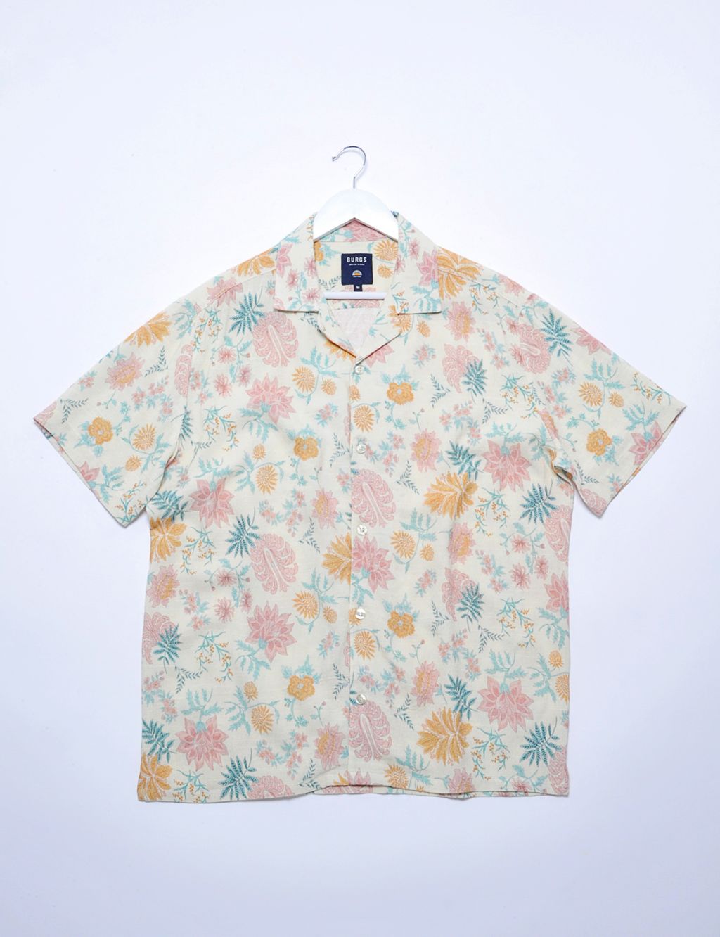 Linen Blend Floral Shirt 1 of 6