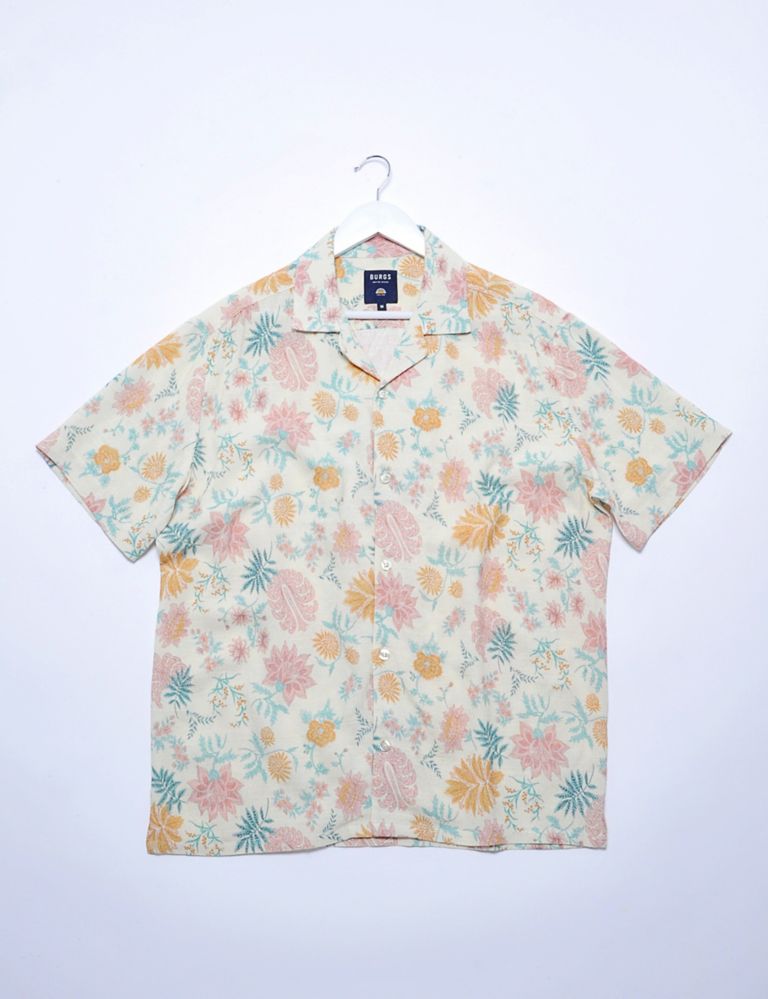 Linen Blend Floral Shirt 2 of 6
