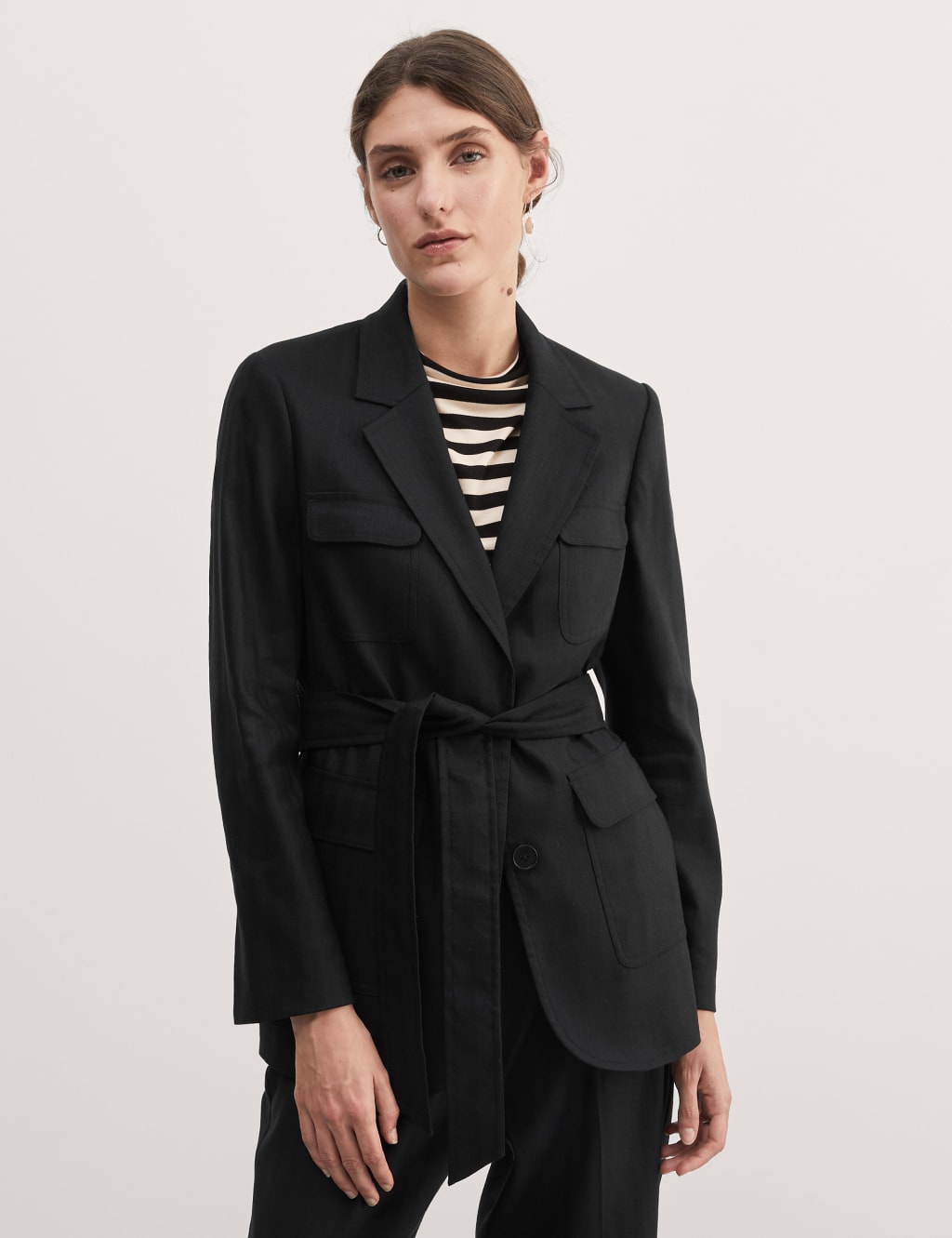 Jaeger herringbone coat sale