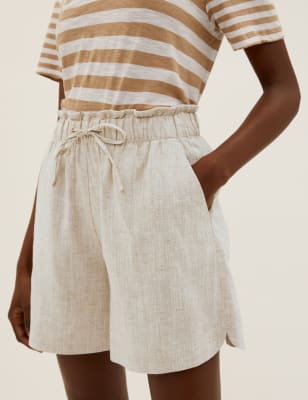 linen shorts