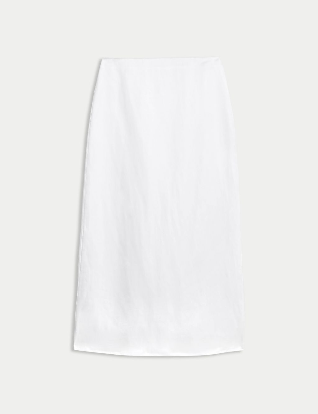 Linen Blend Maxi A-Line Skirt 1 of 6