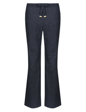 Linen Blend Nautical Trousers Image 2 of 6