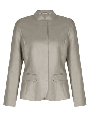 Women's nehru hot sale collar jacket