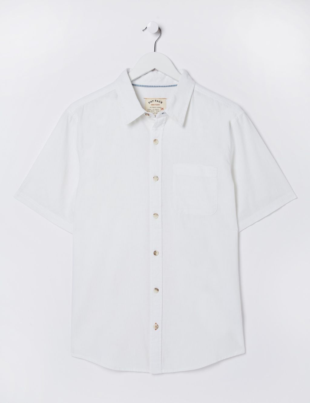 Linen Blend Oxford Shirt 1 of 4