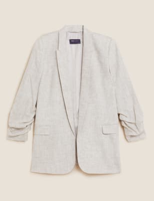 marks and spencer ladies linen jackets