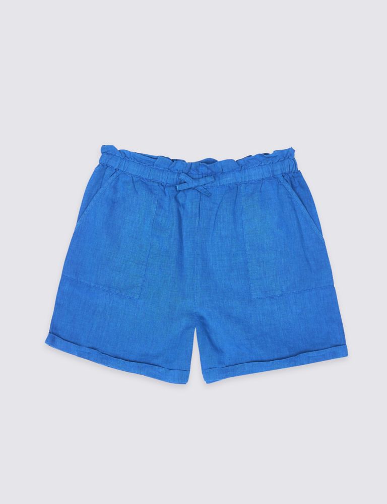 Linen Blend Shorts (3-16 Years) 2 of 4