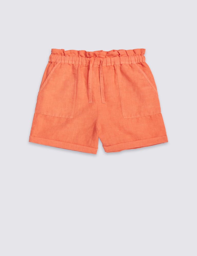 Linen Blend Shorts (3-16 Years) 2 of 4