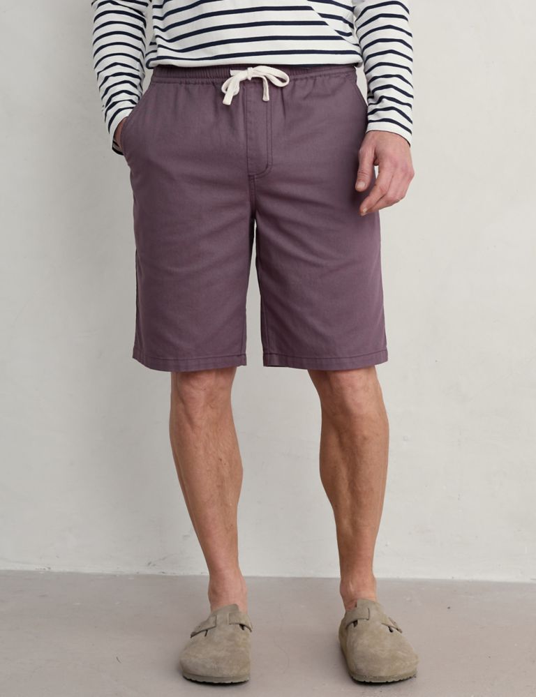Linen Blend Shorts 3 of 5