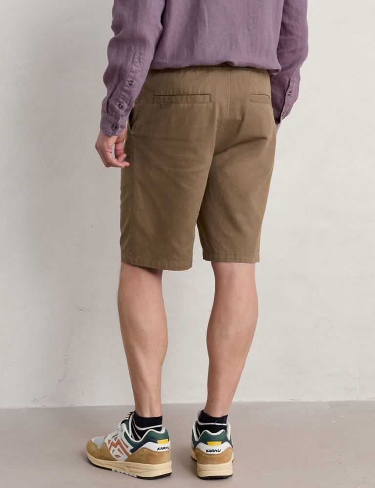 Linen Blend Shorts 3 of 5