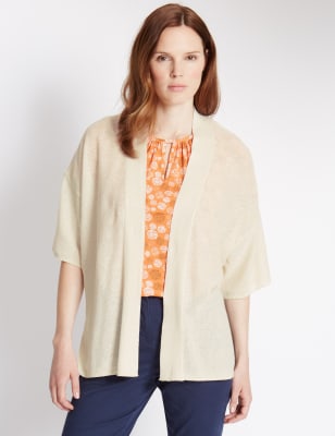 M&s short clearance sleeve cardigan