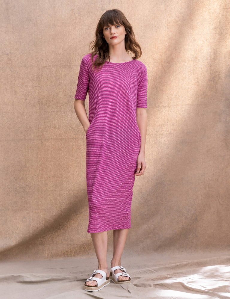 Linen t shirt dress cheap