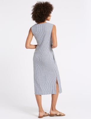 Marks and spencer on sale tunic midi dress