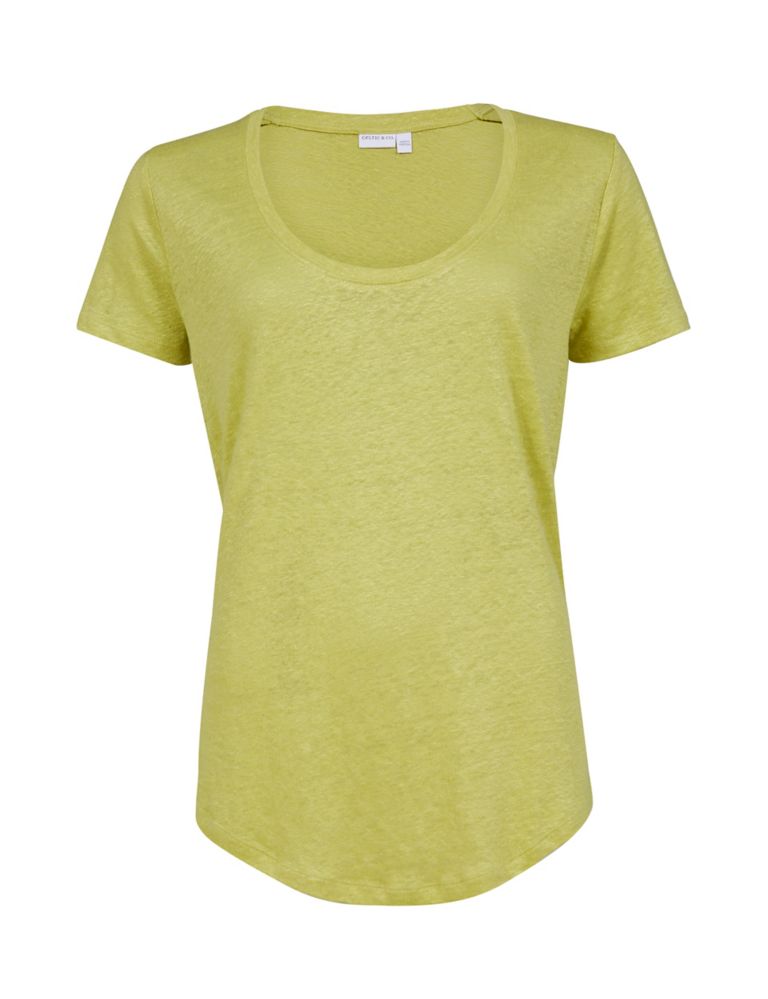 Linen Blend T-Shirt 2 of 4