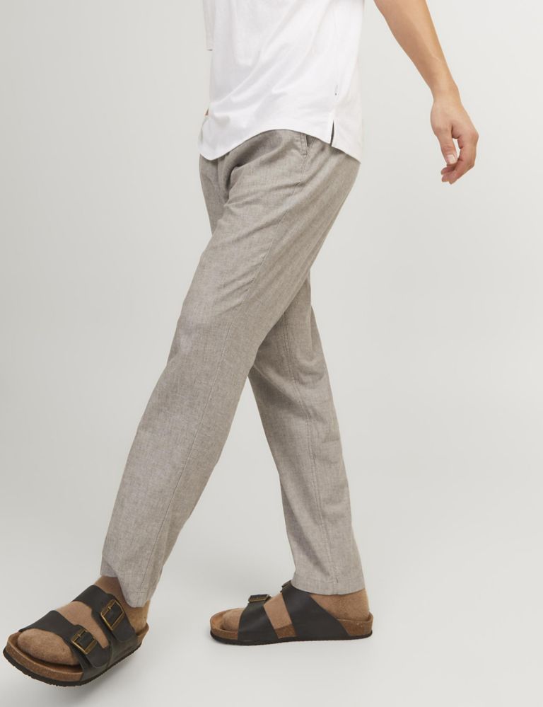 Linen Blend Trousers 1 of 4