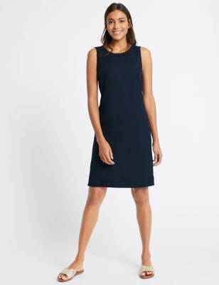 Marks and spencer shop linen tunic dress