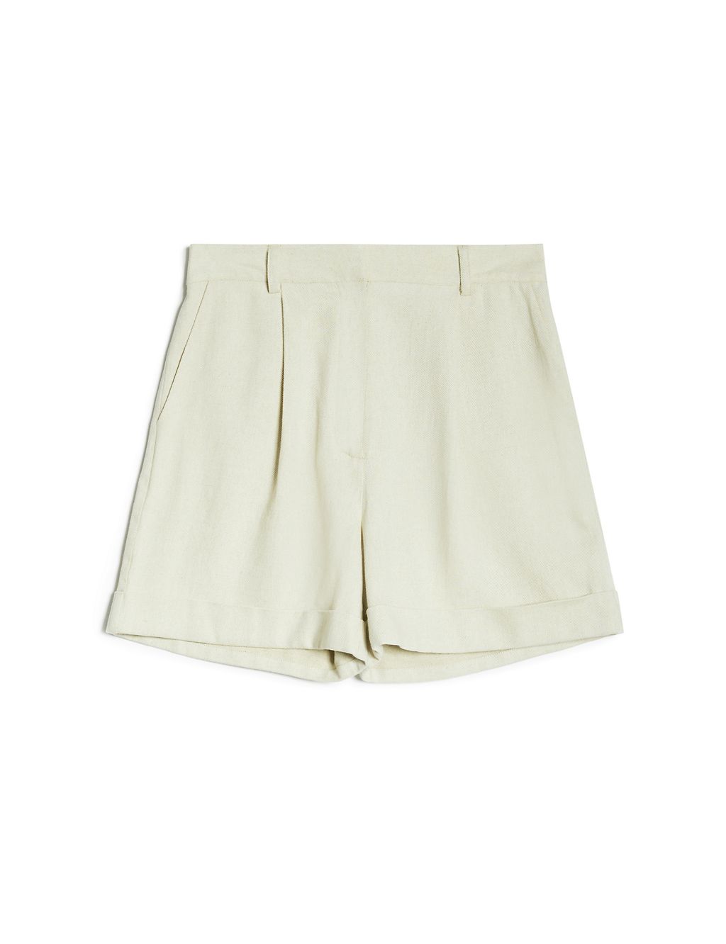 Linen Blend Twill Shorts 1 of 6