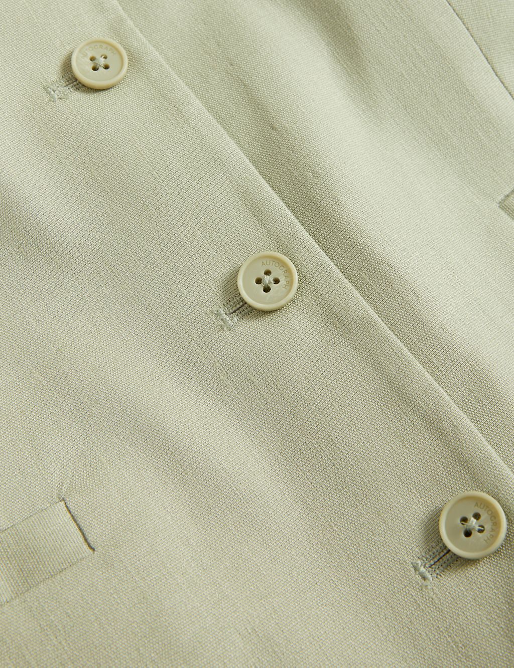 Linen Blend Waistcoat 6 of 6