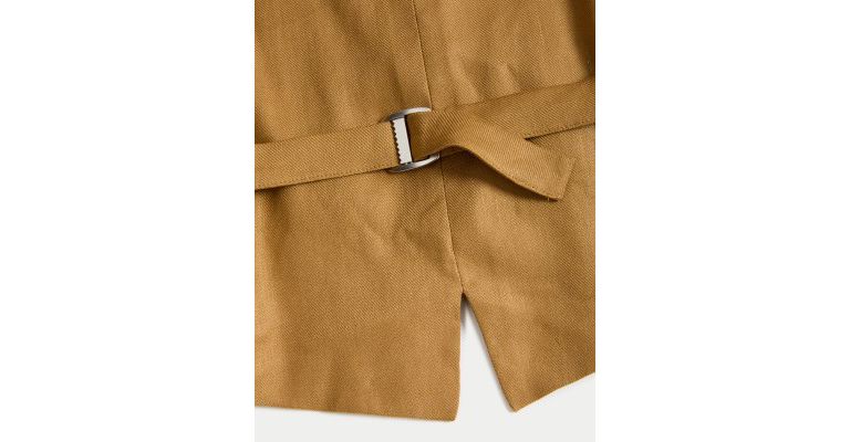 Linen Blend Waistcoat 9 of 9