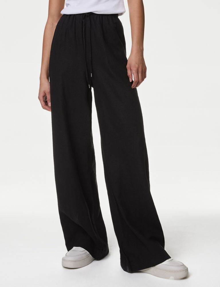 Linen Tapered Trousers, M&S Collection