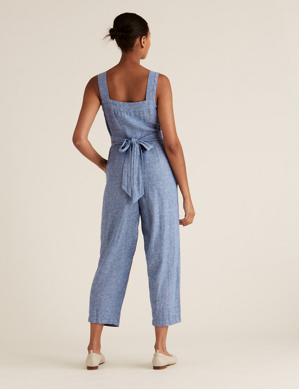 Linen Cami Belted Jumpsuit | M&S Collection | M&S