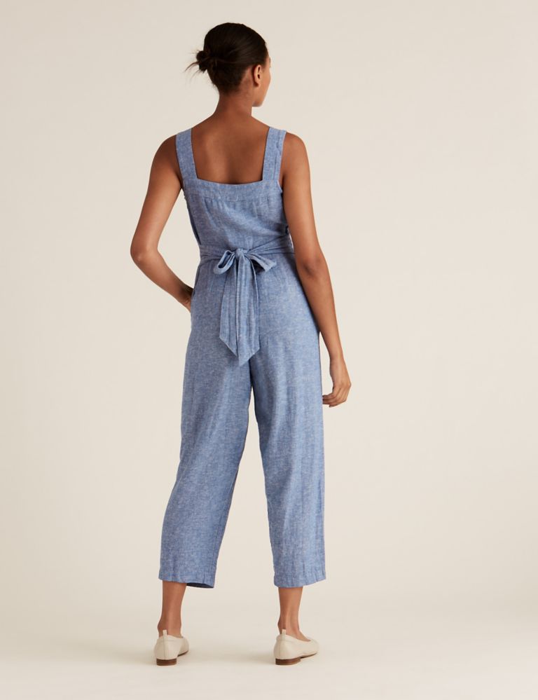 Linen Cami Belted Jumpsuit 5 of 5