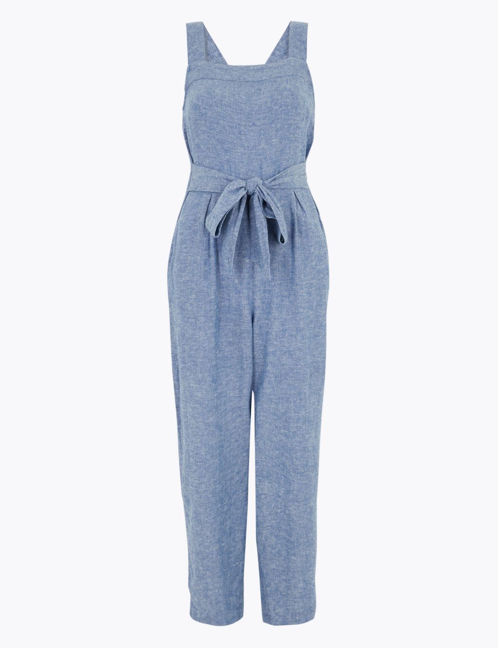 Linen Cami Belted Jumpsuit 1 of 5