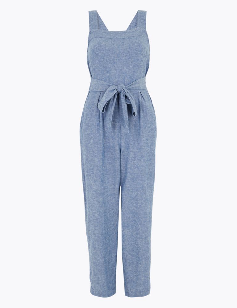 Linen Cami Belted Jumpsuit 2 of 5