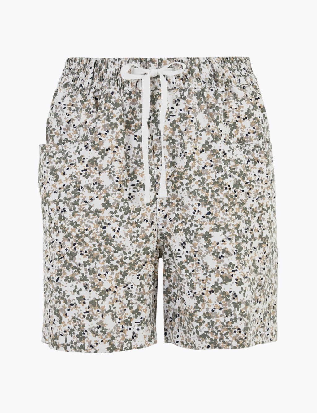 Linen Floral Shorts | M&S Collection | M&S